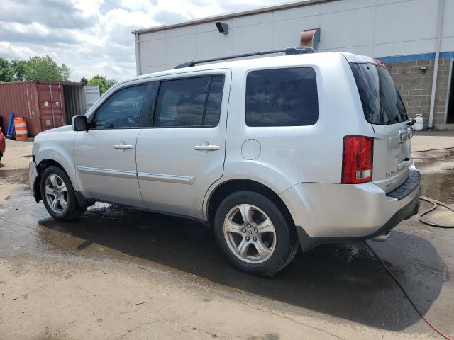 5FNYF4H66DB084723 - 2013 HONDA PILOT EXL SILVER photo 2