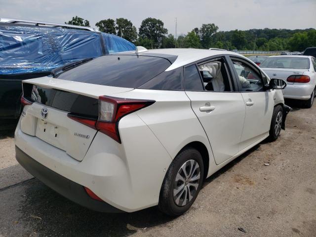 JTDL9RFU4L3022569 - 2020 TOYOTA PRIUS LE WHITE photo 3