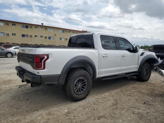 1FTFW1RG2LFC63672 - 2020 FORD F150 RAPTOR WHITE photo 3