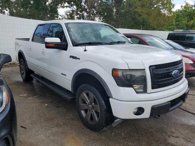 1FTFW1ET1EKD30937 - 2014 FORD F150 SUPERCREW WHITE photo 4