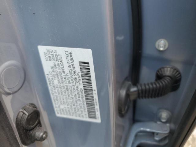 5FNYF8H56PB000628 - 2023 HONDA PASSPORT EXL GRAY photo 13