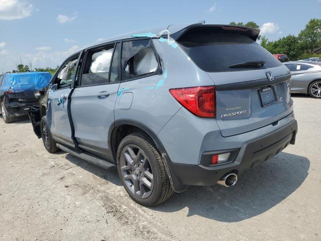 5FNYF8H56PB000628 - 2023 HONDA PASSPORT EXL GRAY photo 2