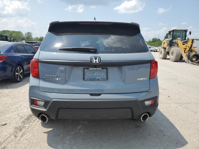5FNYF8H56PB000628 - 2023 HONDA PASSPORT EXL GRAY photo 6