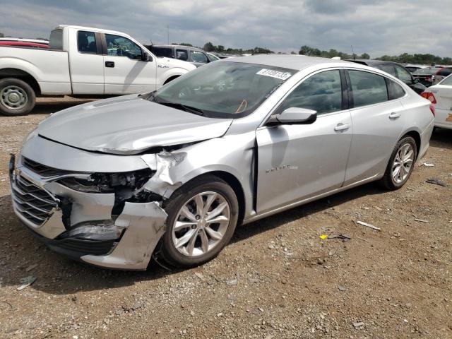 1G1ZD5ST0MF018994 - 2021 CHEVROLET MALIBU LT SILVER photo 1