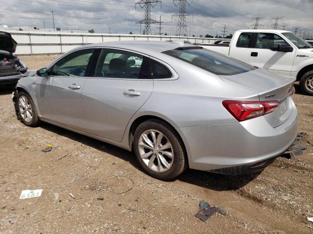 1G1ZD5ST0MF018994 - 2021 CHEVROLET MALIBU LT SILVER photo 2