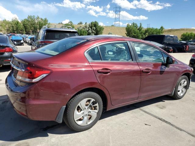 2HGFB2F50FH531532 - 2015 HONDA CIVIC LX MAROON photo 3