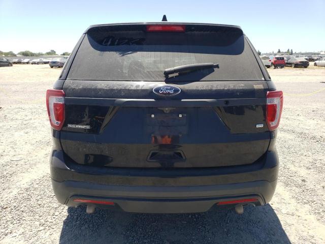 1FM5K8AR0GGC61959 - 2016 FORD EXPLORER POLICE INTERCEPTOR შავი ფოტო 6