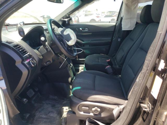 1FM5K8AR0GGC61959 - 2016 FORD EXPLORER POLICE INTERCEPTOR შავი ფოტო 7