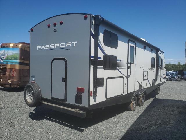 4YDT28226LD414074 - 2020 KEYSTONE PASSPORT WHITE photo 4