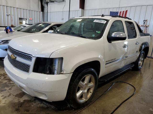 3GNTKGE73CG183911 - 2012 CHEVROLET AVALANCHE LTZ WHITE photo 1