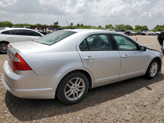 3FAHP0GA2CR130112 - 2012 FORD FUSION S SILVER photo 3