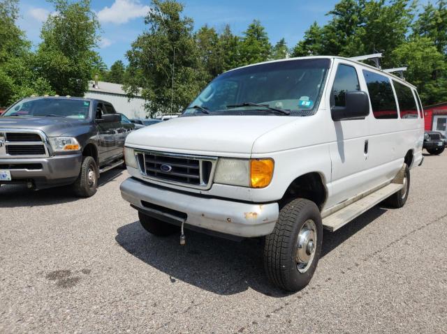 1FBSS31F83HA75854 - 2003 FORD ECONOLINE E350 SUPER DUTY WAGON WHITE photo 2