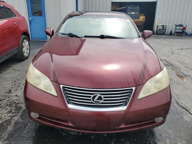 JTHBJ46G582256537 - 2008 LEXUS ES 350 MAROON photo 5