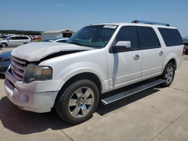 1FMJK1K55AEB46276 - 2010 FORD EXPEDITION EL LIMITED WHITE photo 1