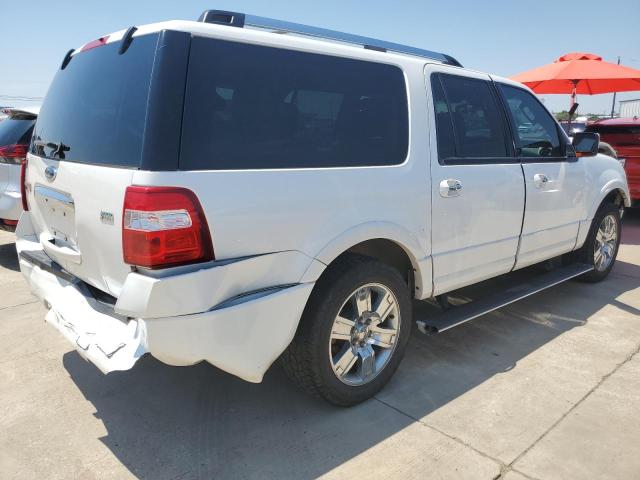 1FMJK1K55AEB46276 - 2010 FORD EXPEDITION EL LIMITED WHITE photo 3