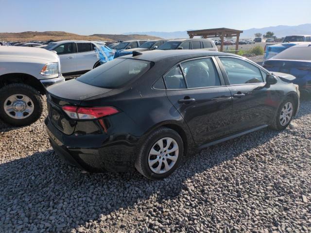 5YFEPRAE8LP076057 - 2020 TOYOTA COROLLA LE BLACK photo 3