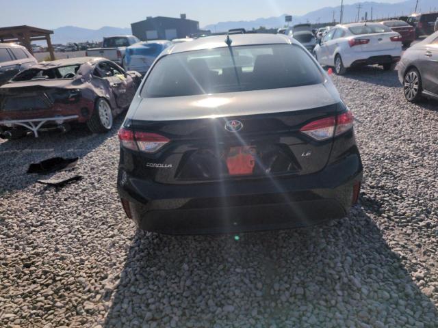 5YFEPRAE8LP076057 - 2020 TOYOTA COROLLA LE BLACK photo 6