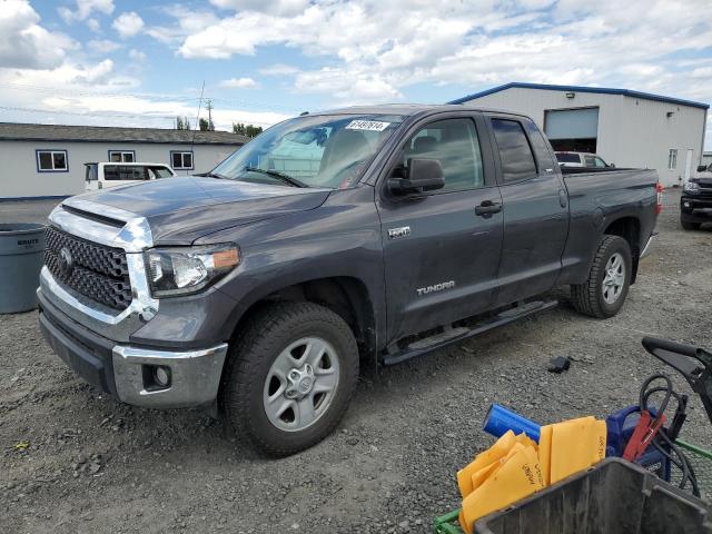 5TFUY5F14JX691663 - 2018 TOYOTA TUNDRA DOUBLE CAB SR/SR5 CHARCOAL photo 1