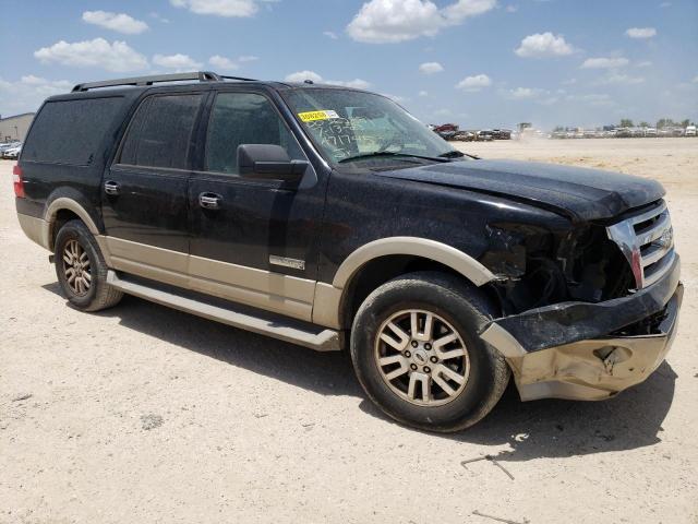 1FMFK17577LA71745 - 2007 FORD EXPEDITION EL EDDIE BAUER BLACK photo 4