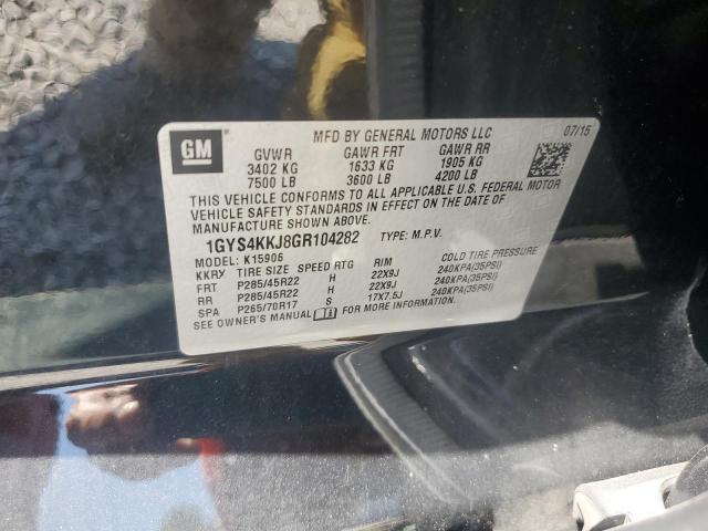 1GYS4KKJ8GR104282 - 2016 CADILLAC ESCALADE ESV PLATINUM Қара фото 13