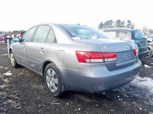 5NPET46C18H350709 - 2008 HYUNDAI SONATA GLS  photo 3