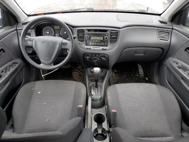 KNADE243796568062 - 2009 KIA RIO 5 SX SILVER photo 8