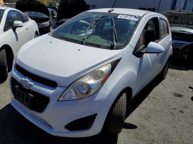 KL8CB6S94EC583726 - 2014 CHEVROLET SPARK LS WHITE photo 1