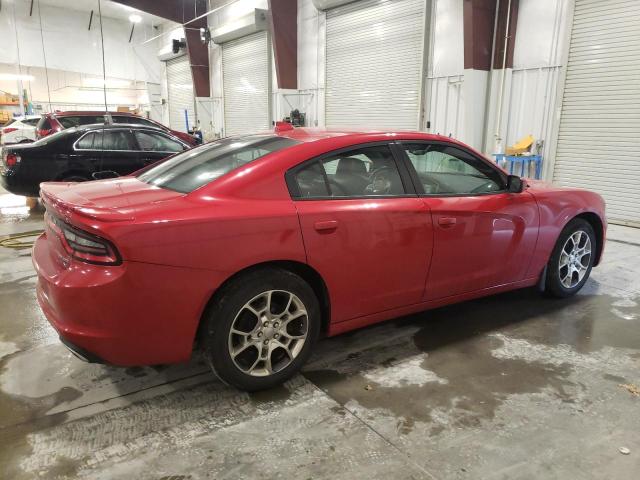 2C3CDXJG6FH903543 - 2015 DODGE CHARGER SXT RED photo 3