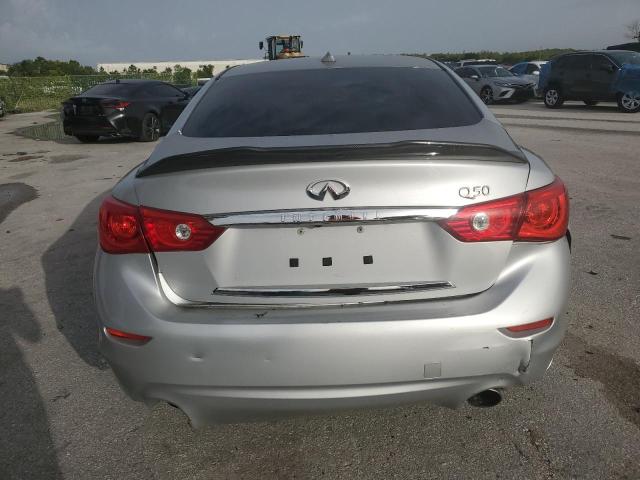 JN1BV7AP8EM686516 - 2014 INFINITI Q50 BASE SILVER photo 6