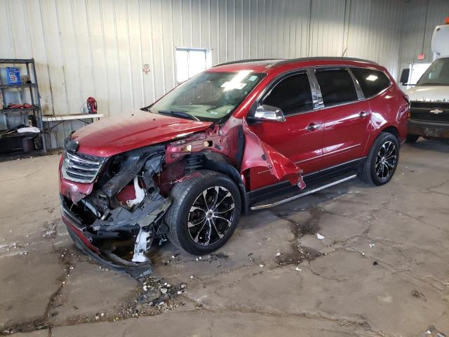 1GNKVLKDXDJ100318 - 2013 CHEVROLET TRAVERSE LTZ RED photo 1