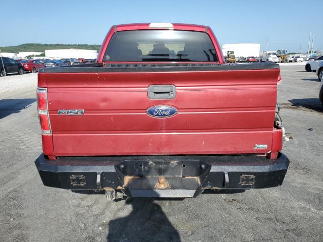 1FTFW1EF9BKD27810 - 2011 FORD F150 SUPERCREW RED photo 6