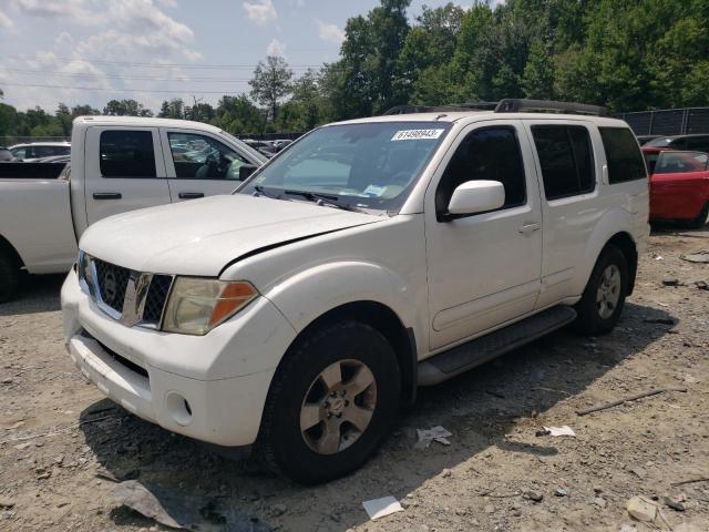 5N1AR18UX5C767041 - 2005 NISSAN PATHFINDER LE WHITE photo 1