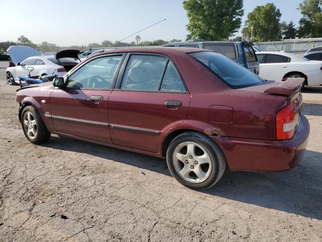 JM1BJ225230106335 - 2003 MAZDA PROTEGE DX MAROON photo 2