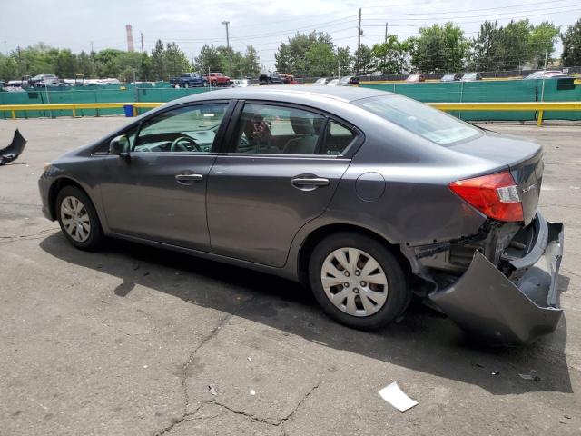19XFB2F57CE345475 - 2012 HONDA CIVIC LX 灰色 照片 2