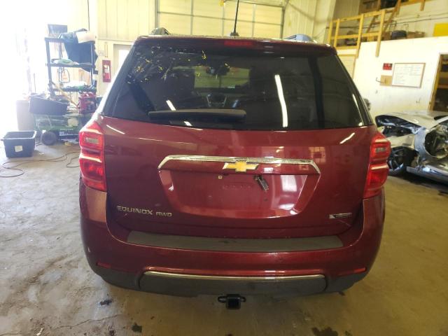 2GNFLGEK6H6151617 - 2017 CHEVROLET EQUINOX PREMIER RED photo 6