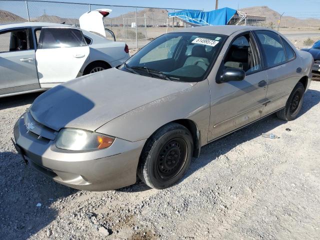 1G1JC52F337102939 - 2003 CHEVROLET CAVALIER BEIGE photo 1