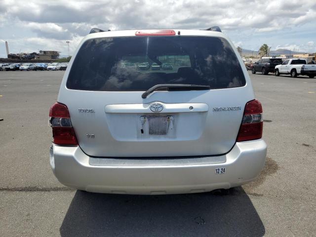JTEGP21A840035772 - 2004 TOYOTA HIGHLANDER BASE SILVER photo 6