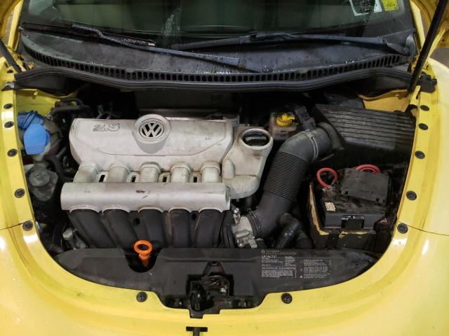 3VWPW31C38M503924 - 2008 VOLKSWAGEN NEW BEETLE S YELLOW photo 11