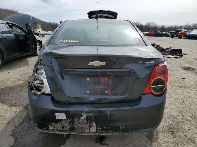 1G1JB5SG2E4113950 - 2014 CHEVROLET SONIC LS GRAY photo 6