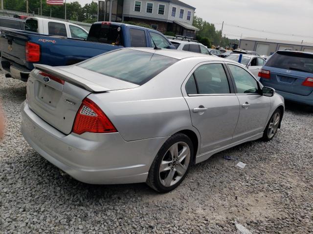 3FAHP0KC4BR194062 - 2011 FORD FUSION SPORT SILVER photo 3