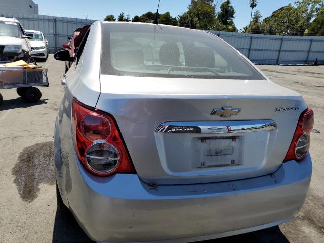 1G1JC5SG1D4229247 - 2013 CHEVROLET SONIC LT SILVER photo 6