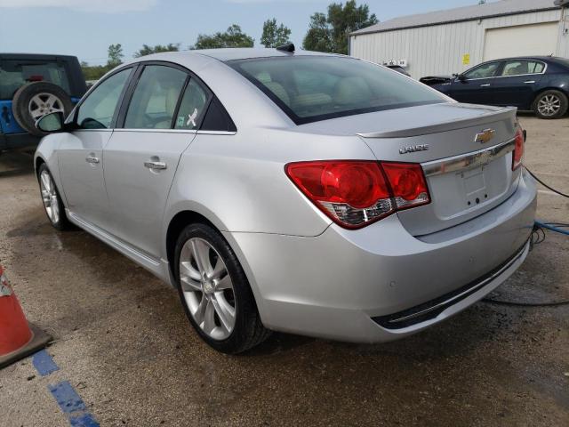 1G1PH5S99B7187189 - 2011 CHEVROLET CRUZE LTZ SILVER photo 2