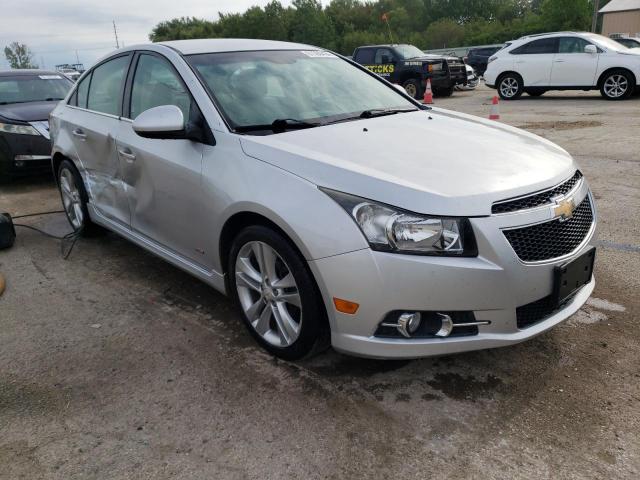 1G1PH5S99B7187189 - 2011 CHEVROLET CRUZE LTZ SILVER photo 4