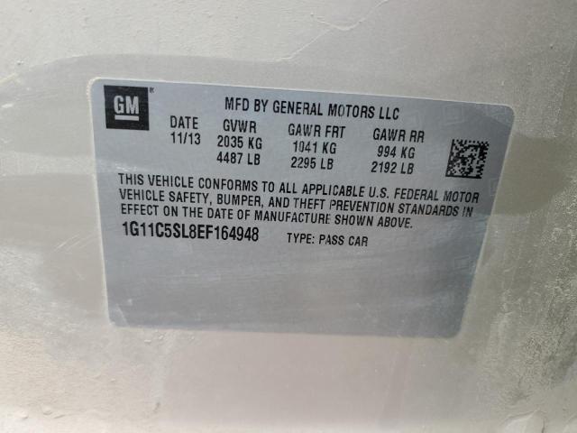 1G11C5SL8EF164948 - 2014 CHEVROLET MALIBU 1LT 棕色 照片 12