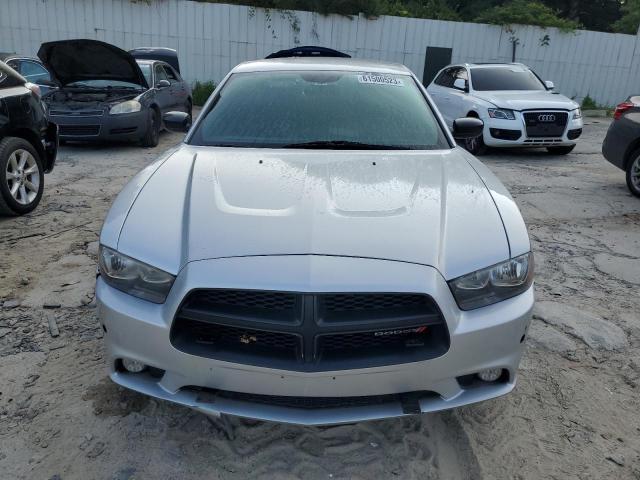 2C3CDXAT0DH718205 - 2013 DODGE CHARGER POLICE SILVER photo 5