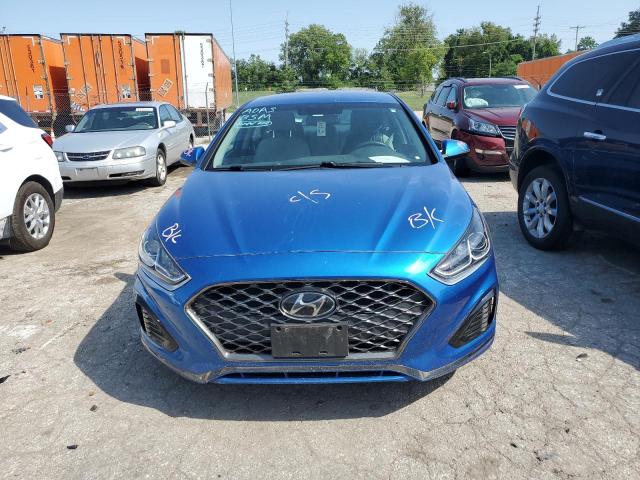 5NPE34AF9KH752258 - 2019 HYUNDAI SONATA LIMITED BLUE photo 5