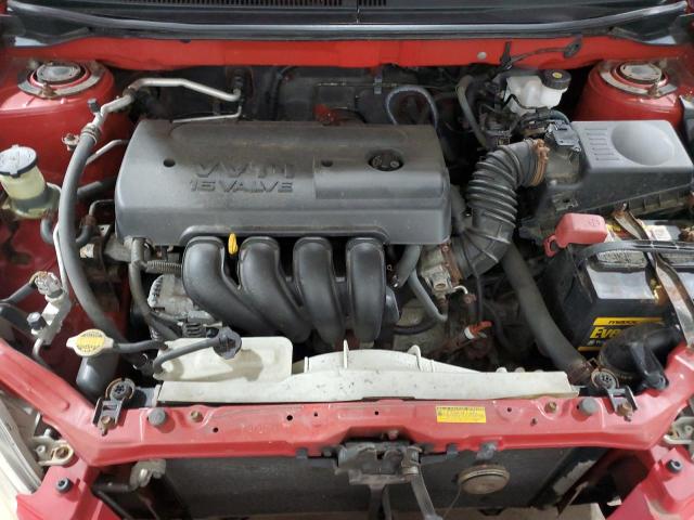 2T1KR32E96C603651 - 2006 TOYOTA COROLLA MA XR RED photo 11
