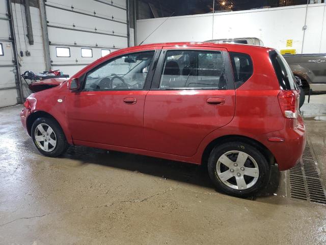 KL1TD66668B084378 - 2008 CHEVROLET AVEO BASE Qırmızı foto 2