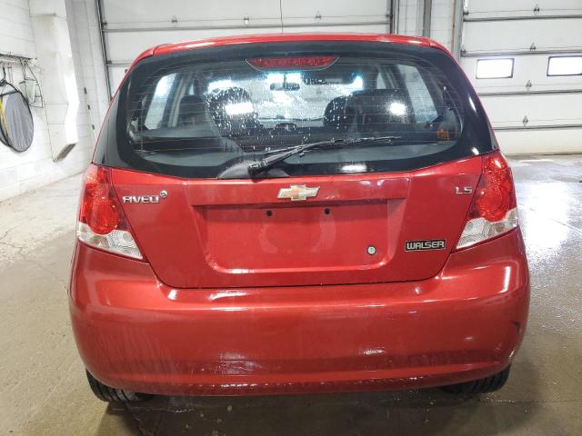 KL1TD66668B084378 - 2008 CHEVROLET AVEO BASE Qırmızı foto 6
