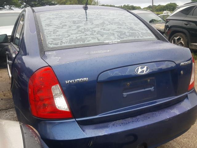 KMHCN46CX8U248991 - 2008 HYUNDAI ACCENT GLS BLUE photo 3